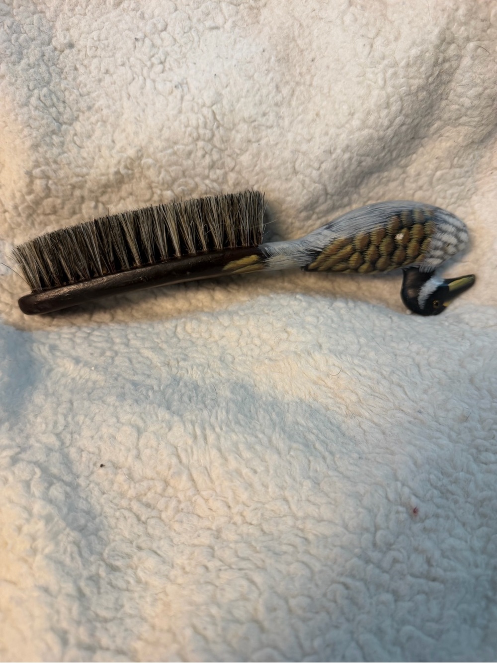 Vintage Mid-Century Duck Handle Boot Brush - Picture 7 of 12